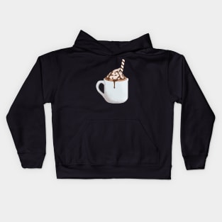 Cute Lovely Cocoa Mug Kids Hoodie